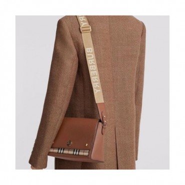 Burberry 2019 Leather Shoulder Bag, 25cm - 버버리 2019 여성용 레더 숄더백 ,BURB0449,25cm,브라운