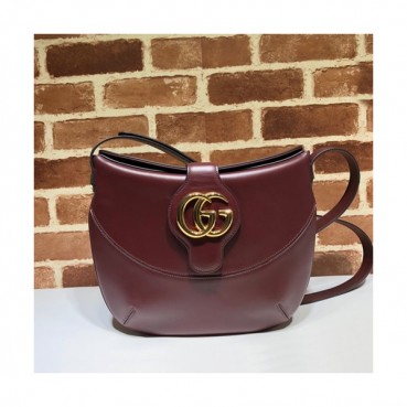 Gucci 2019 Arli Leather Shoulder Bag,30CM - 구찌 2019 알리 여성용 레더 숄더백 568857,GUB0947,30cm,레드