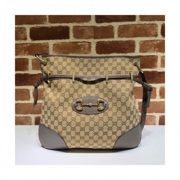 Gucci 2019 Horsebit Shoulder Bag,38CM - 구찌 2019 홀스빗 여성용 숄더백 602089,GUB0923,38cm,브라운