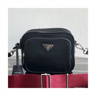 Prada 2019 Camera Nylon Shoulder Bag,14.5cm - 프라다 2019 카메라 남여공용 나일론 숄더백 ,PRAB0109,14.5cm,블랙