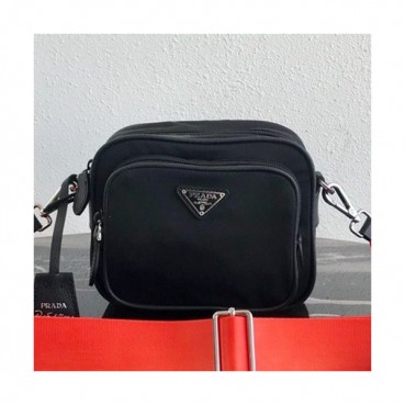 Prada 2019 Camera Nylon Shoulder Bag,14.5cm - 프라다 2019 카메라 남여공용 나일론 숄더백 ,PRAB0106,14.5cm,블랙
