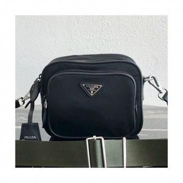 Prada 2019 Camera Nylon Shoulder Bag,14.5cm - 프라다 2019 카메라 남여공용 나일론 숄더백 ,PRAB0105,14.5cm,블랙