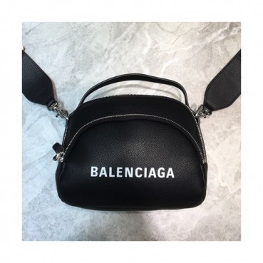 Balenciaga 2019 Leather Shoulder Bag,20CM - 발렌시아가 2019 레더 숄더백,BGB0500,20CM,블랙
