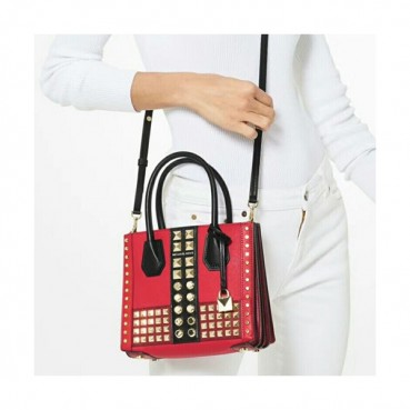 Michael Kors 2019 Leather Tote Shoulder Bag, 22CM - 마이클 코어스 2019 레더 토트 숄더백 ,MKB0302, 22CM,레드