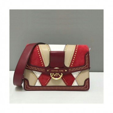 Michael Kors 2019 Leather Shoulder Bag, 24CM - 마이클 코어스 2019 레더 숄더백 ,MKB0292, 24CM,레드