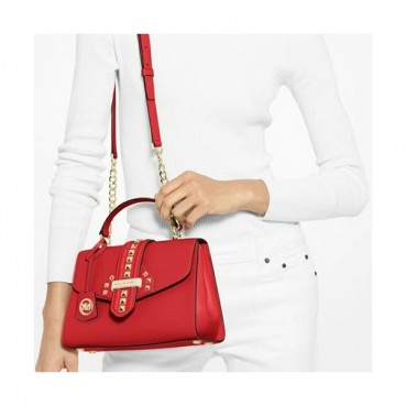 Michael Kors 2019 Leather Shoulder Bag, 22CM - 마이클 코어스 2019 레더 숄더백 ,MKB0287, 22CM,레드