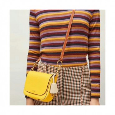 Tory Burch 2019 Ladies Leather Shoulder Bag,18cm - 토리버치 2019 여성용 레더 숄더백 TBB0254,18cm,옐로우