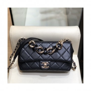 Chanel 2019 Woman Leather Tote Shoulder Bag 24CM - 샤넬 2019 여성용 레더 토트 숄더백,CHAB1314,24CM,블랙