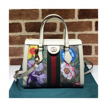 Gucci 2019 Ophidia Supreme Women Tote Shoulder Bag,24CM - 구찌 2019 오피디아 수프림 여성용 토트 숄더백 547551,GUB0876,24CM,화이트