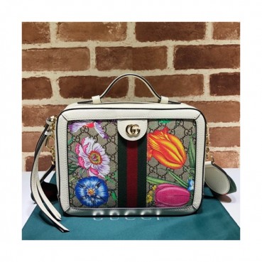 Gucci 2019 Ophidia Women Tote Shoulder Bag,25CM - 구찌 2019 오피디아 여성용 토트 숄더백 ,550622,GUB0870 ,25CM,화이트