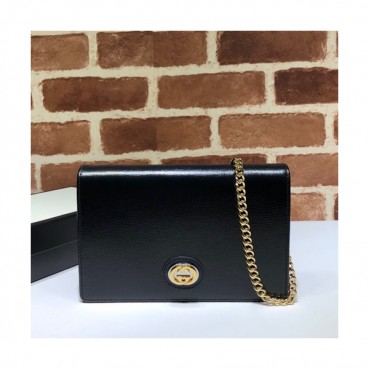 Gucci 2019 Leather Chain Shoulder Bag,20CM - 구찌 2019 여성용 레더 체인 숄더백 ,GUB0863,20cm,블랙
