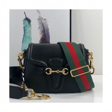 Gucci 2019 Leather Shoulder Bag,20CM - 구찌 2019 여성용 레더 숄더백 ,384821,GUB0862,20cm,블랙