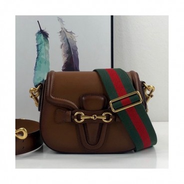 Gucci 2019 Leather Shoulder Bag,20CM - 구찌 2019 여성용 레더 숄더백 ,384821,GUB0861,20cm,브라운
