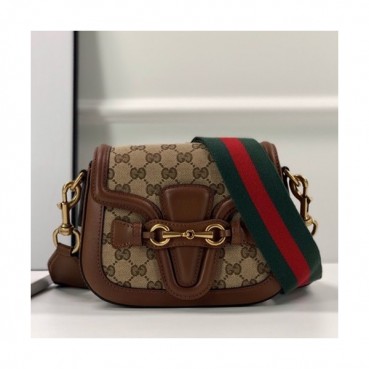 Gucci 2019 Leather Shoulder Bag,20CM - 구찌 2019 여성용 레더 숄더백 ,384821,GUB0860,20cm,브라운