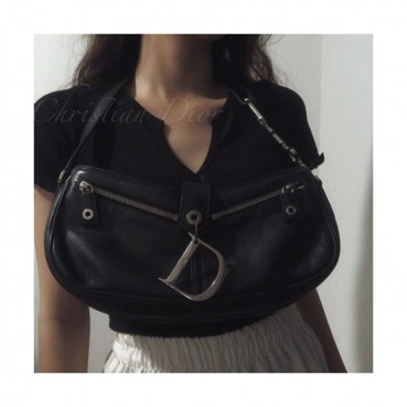 Dior 2019 Leather Shoulder Bag,31CM - 디올 2019 레더 여성용 숄더백  DIOB0473,31CM,블랙