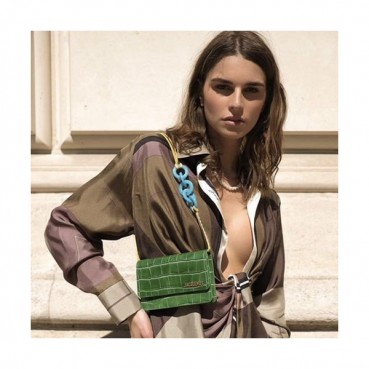 Jacquemus 2019 Leather Tote Shoulder Bag ,18cm - 자크뮈스 2019 레더 여성용 토트 숄더백 JACB0032,18cm,그린