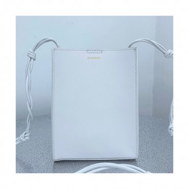 Jil Sander 2019 Leather Shoulder Bag,18.5cm - 질샌더 2019 여성용 레더 숄더백 JILB0005,18.5cm,화이트