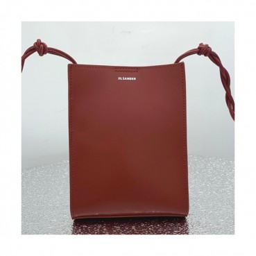 Jil Sander 2019 Leather Shoulder Bag,18.5cm - 질샌더 2019 여성용 레더 숄더백 JILB0002,18.5cm,레드