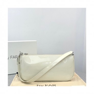 By Far 2019 Leather Tote Shoulder Bag,28cm - 바이 파 2019 레더 토트 숄더백 BYFB0012,28cm,화이트