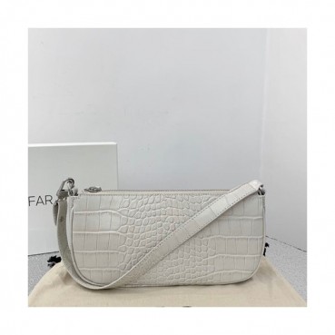 By Far 2019 Leather Tote Shoulder Bag,28cm - 바이 파 2019 레더 토트 숄더백 BYFB0009,28cm,화이트