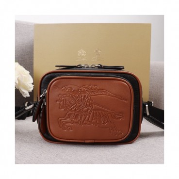 Burberry 2019 Leather Camera Shoulder Bag, 21cm - 버버리 2019 레더 남여공용 카메라 숄더백,BURB0433,21cm,브라운