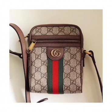 Gucci 2019 GG Ophidia Shoulder Bag,18CM - 구찌 2019 GG 오피디아 남여공용 숄더백 598127,GUB0846,18CM,브라운