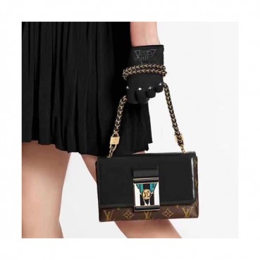 Louis Vuitton 2019 Pochette Thelma Shoulder Bag,20m - 루이비통 2019 포쉐트 셀마 여성용 숄더백,M44916,LOUB1866,20m,브라운+블랙