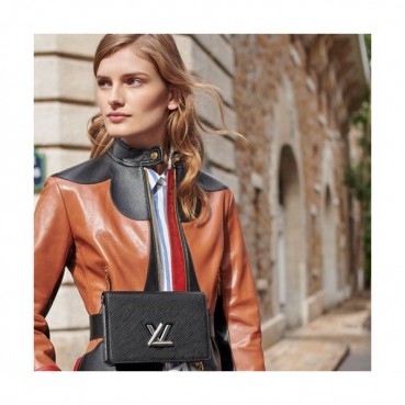 Louis Vuitton 2019 Twist Epi Leather Hip Sack / Shoulder Bag,19cm - 루이비통 2019 트이스트 에삐 레더 힙색 / 숄더백, M68560,LOUB1864,19cm,블랙