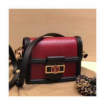Louis Vuitton 2019 Dauphine Epi Leather Shoulder Bag,20cm - 루이비통 2019 다프네 여성용 에삐 레더 숄더백,M44391,LOUB1783 ,20cm,와인