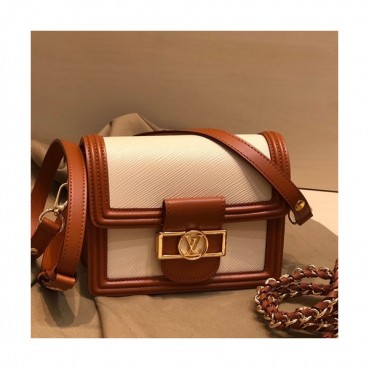 Louis Vuitton 2019 Dauphine Epi Leather Shoulder Bag,20cm - 루이비통 2019 다프네 여성용 에삐 레더 숄더백,M44391,LOUB1782 ,20cm,베이지
