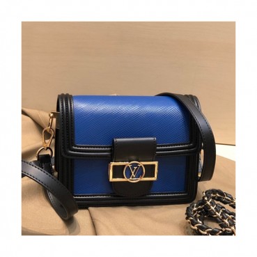 Louis Vuitton 2019 Dauphine Epi Leather Shoulder Bag,20cm - 루이비통 2019 다프네 여성용 에삐 레더 숄더백,M44391,LOUB1781 ,20cm,블루