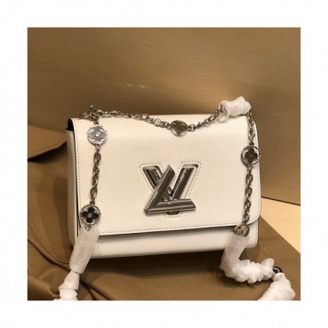 Louis Vuitton 2019 Leather Twist Shouder Bag,23cm - 루이비통 2019 레더 트위스트 숄더백 ,M55531,LOUB1735,23cm,화이트