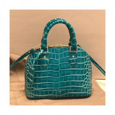 Louis Vuitton 2019 Alma BB Leather Tote Shoulder Bag,23.5cm - 루이비통 2019 알마 BB 레더 여성용 토트숄더백,M91606 ,LOUB1731,23.5cm,청색