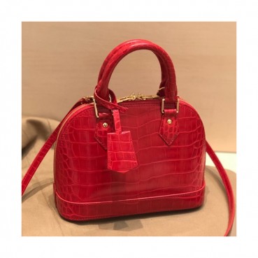 Louis Vuitton 2019 Alma BB Leather Tote Shoulder Bag,23.5cm - 루이비통 2019 알마 BB 레더 여성용 토트숄더백,M91606 ,LOUB1730,23.5cm,레드