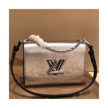 Louis Vuitton 2019 Leather Twist Shouder Bag,23cm - 루이비통 2019 레더 트위스트 숄더백 ,M50280,LOUB1710,23cm,실버