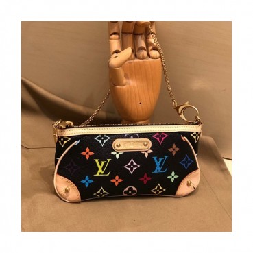 Louis Vuitton 2019 Monogram PVC Clutch Bag / Tote Bag ,21cm - 루이비통 2019 모노그램 PVC 클러치백 / 토트백,M60097, LOUB1707, 21cm,블랙