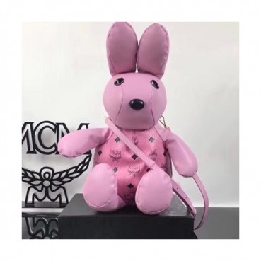 MCM 2019 Visetos Shoulder Bag / Back Pack,16cm - 엠씨엠 2019 비세토스 여성용 숄더백 / 백팩 MCMB0407,16cm,핑크