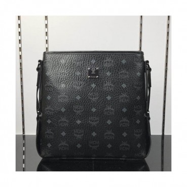 MCM 2019  Visetos Shoulder Bag,27cm - 엠씨엠 2019 남성용 비세토스 숄더백 MCMB0402, 27cm,블랙