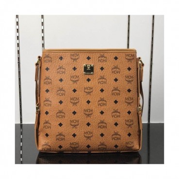 MCM 2019  Visetos Shoulder Bag,27cm - 엠씨엠 2019 남성용 비세토스 숄더백 MCMB0399, 27cm,브라운