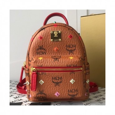 MCM 2019 Visetos Shoulder Bag / Hip Sack / Back Pack,21cm - 엠씨엠 2019 비세토스 여성용 숄더백 / 힙색 / 백팩 MCMB0350,21cm,브라운