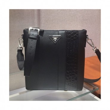 Prada 2019 Leather Messenger Shoulder Bag,25CM - 프라다 2019 레더 남성용 메신저 숄더백,2VH089