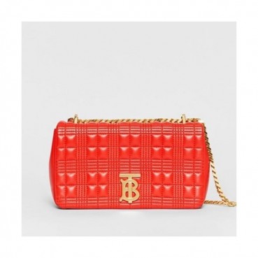 Burberry 2019 Leather TB Chain Shoulder Bag, 23cm - 버버리 2019 여성용 레더 TB 체인 숄더백 ,BURB0423,23cm,레드