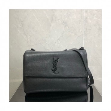 Saint Laurent 2019 Leather Shoulder Bag,26cm - 입생로랑 2019 레더 숄더백 8820, SLB0514,26cm,블랙