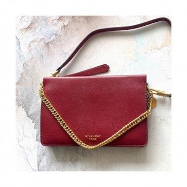 Givenchy 2019 Cross 3 Leather Shoulder Bag,22CM - 지방시 2019 크로스 3 레더 숄더백,GVB0308,22CM,레드