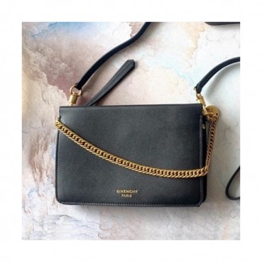 Givenchy 2019 Cross 3 Leather Shoulder Bag,22CM - 지방시 2019 크로스 3 레더 숄더백,GVB0306,22CM,블랙