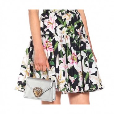 Dolce&Gabbana 2019 Leather Tote Shoulder Bag ,19CM - 돌체 앤 가바나 2019 여성용 레더 토트 숄더백 DGB0241,19cm,실버