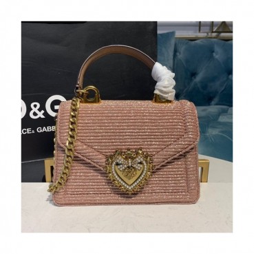 Dolce&Gabbana 2019 Tote Shoulder Bag ,19CM - 돌체 앤 가바나 2019 여성용 토트 숄더백 DGB0239,19cm,핑크