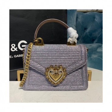 Dolce&Gabbana 2019 Tote Shoulder Bag ,19CM - 돌체 앤 가바나 2019 여성용 토트 숄더백 DGB0237,19cm,실버