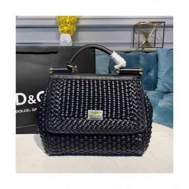 Dolce&Gabbana 2019 Tote Shoulder Bag ,26CM - 돌체 앤 가바나 2019 여성용 토트 숄더백 DGB0233,26cm,블랙
