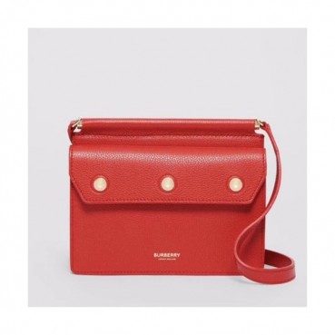 Burberry 2019 Leather Shoulder Bag, 19cm - 버버리 2019 여성용 레더 숄더백 ,BURB0408,19cm,레드